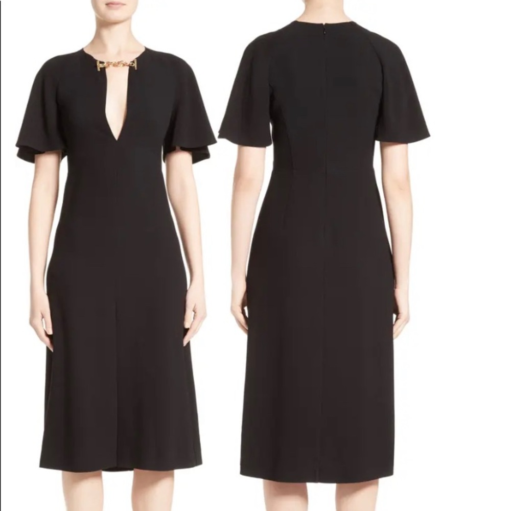 COPY - Burberry London black cocktail dress.
